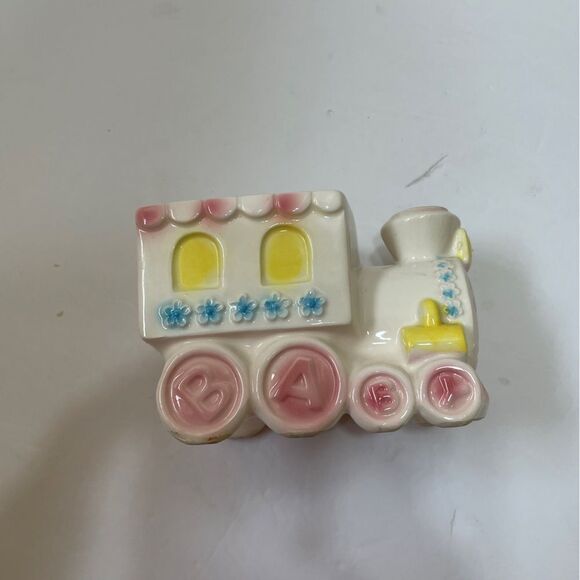 VINTAGE 70s CERAMIC NURSERY DECOR. MADE IN JAPAN. SET OF FOUR. - Picture 6 of 14